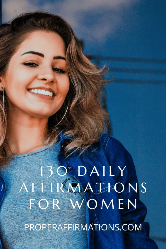 Affirmations for Women pin