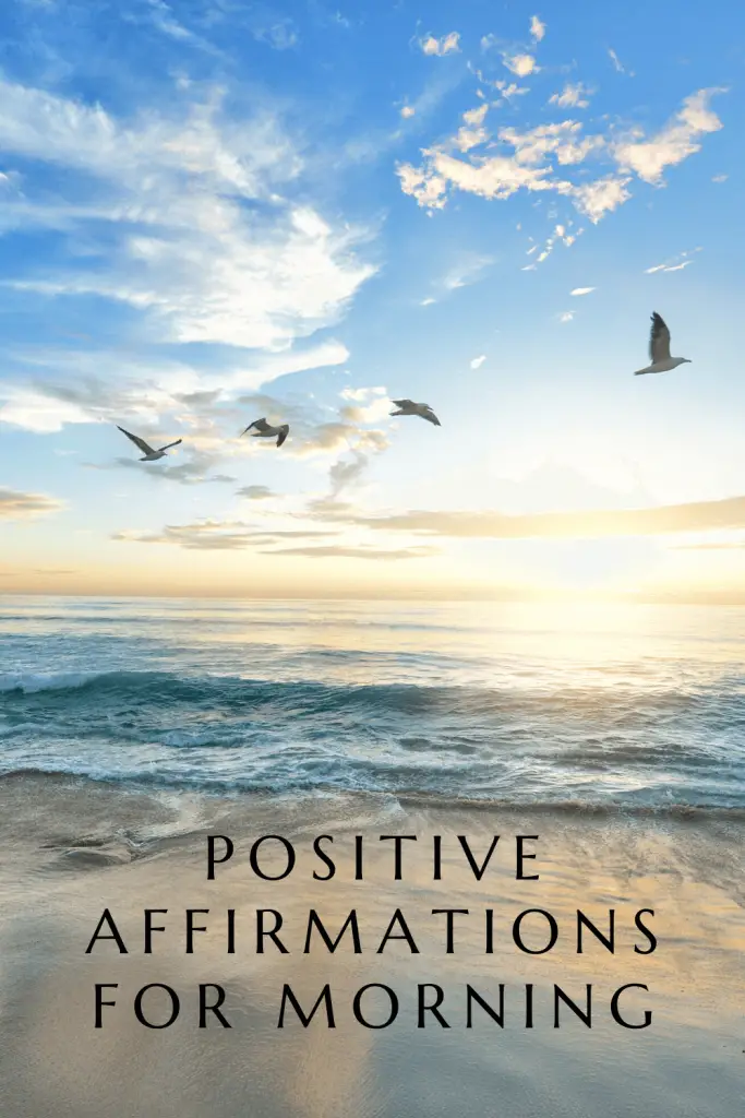 Positive Affirmations for Morning pin