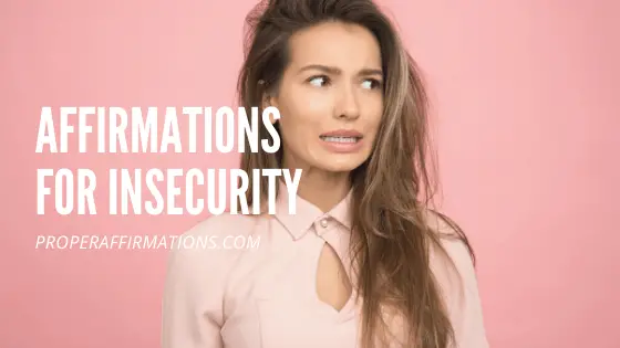 Affirmations for Insecurity featured