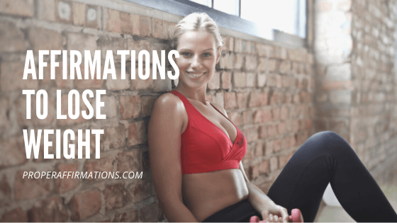 Affirmations to Lose Weight featured