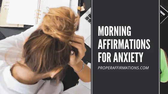 Morning Affirmations for Anxiety featured