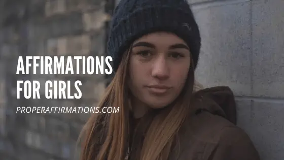 Affirmations for girls featured