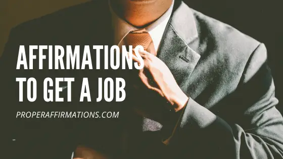 Affirmations to get a job featured