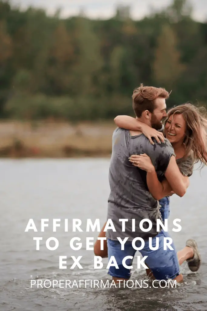 Affirmations to get your ex back pin