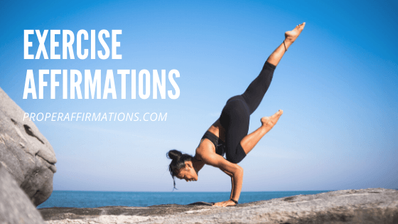 Exercise affirmations featured