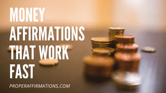 Money affirmations that work fast featured