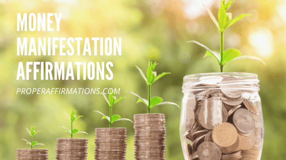 Money manifestation affirmations featured
