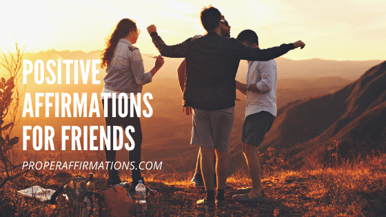 Positive affirmations for friends featured