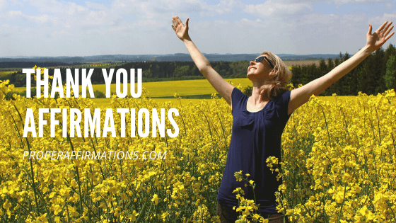 Thank you affirmations featured