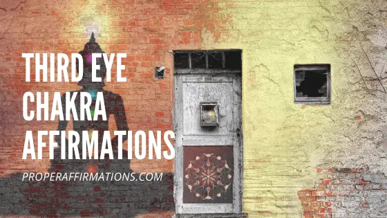 Third eye chakra affirmations featured