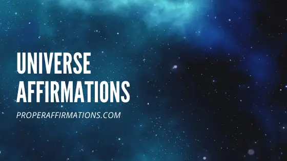 Universe affirmations featured