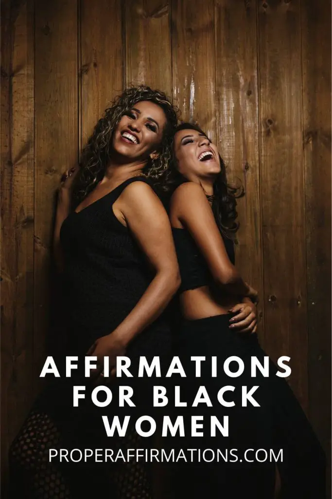 Affirmations for Black Women pin