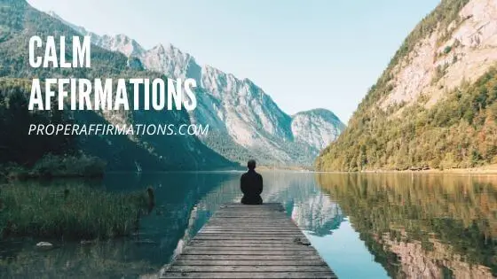 Calm affirmations featured