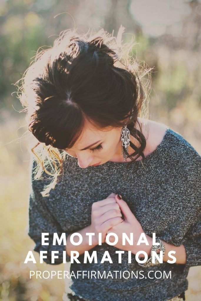 Emotional Affirmations pin
