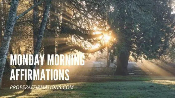 Monday Morning Affirmations featured