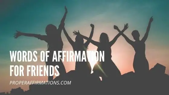 Words of Affirmation for Friends featured