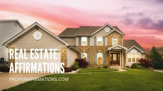 Real estate affirmations featured