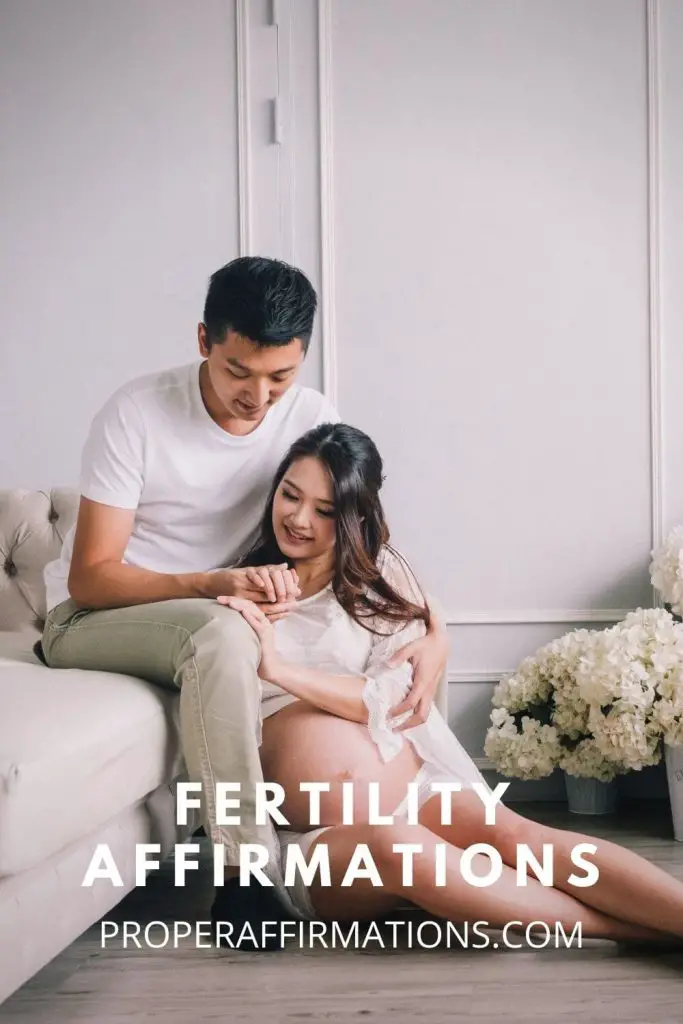 Fertility affirmations pin
