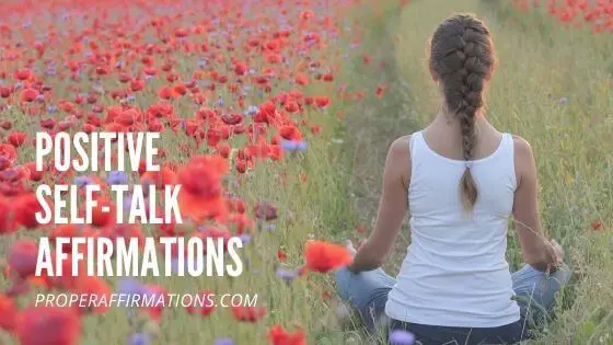 Positive self-talk affirmations featured