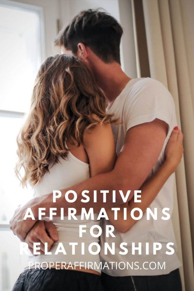 Positive Affirmations for Relationships pin