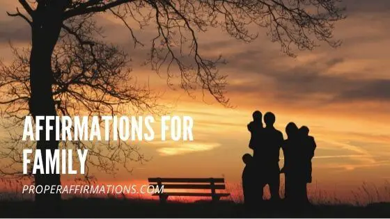 Affirmations for Family featured