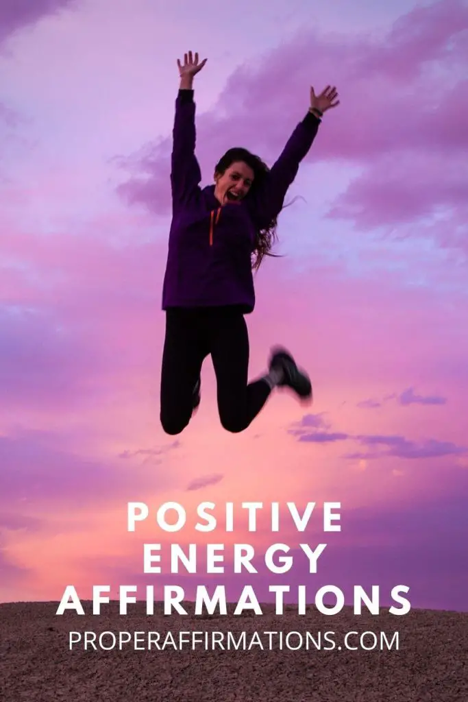 Positive Energy Affirmations pin
